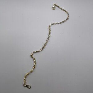 #028 Gold and silver 2 tone bracelet